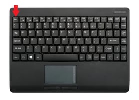 ESC key location on keyboard