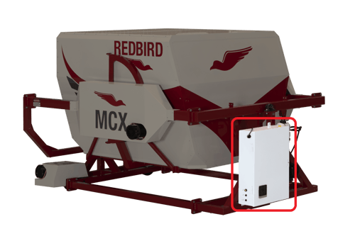 Motion control box location on Redbird MCX