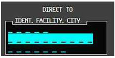 Direct To page, showing cursor on line two
